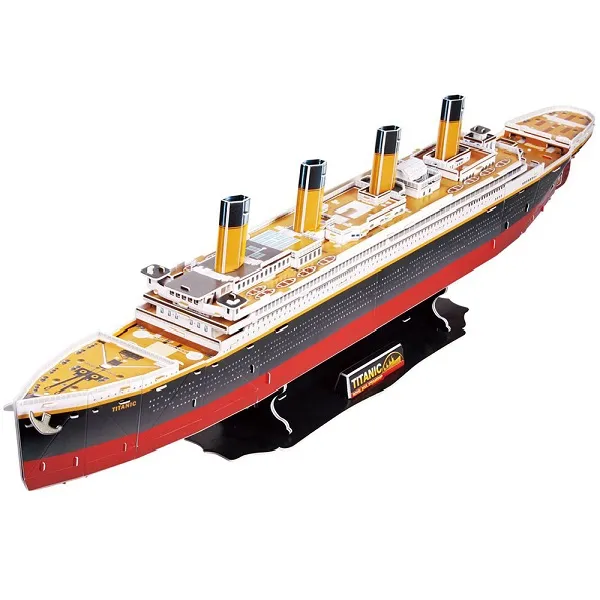 3D puzzle “Titanic”, model mare, 113 elemente