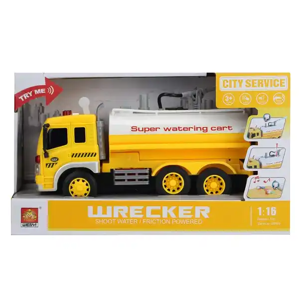 1:16 Инерционная Спецтехника с водяной помпой (свет / звук)