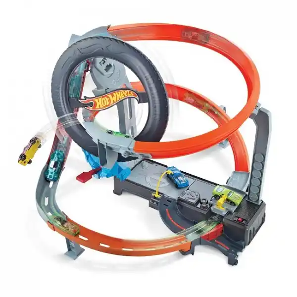 Hot Wheels Игровой набор Гонки в шиномонтажной