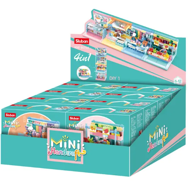 Set de construcție ”Magazine”, 4 modele, de la 99 pînă la 112 elem.