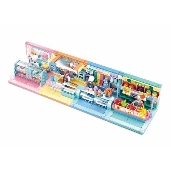 Set de construcție ”Magazine”, 4 modele, de la 99 pînă la 112 elem.