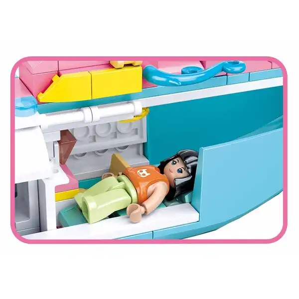 Set de construcție ”Elicopter- ambulanță”, 163 elem.