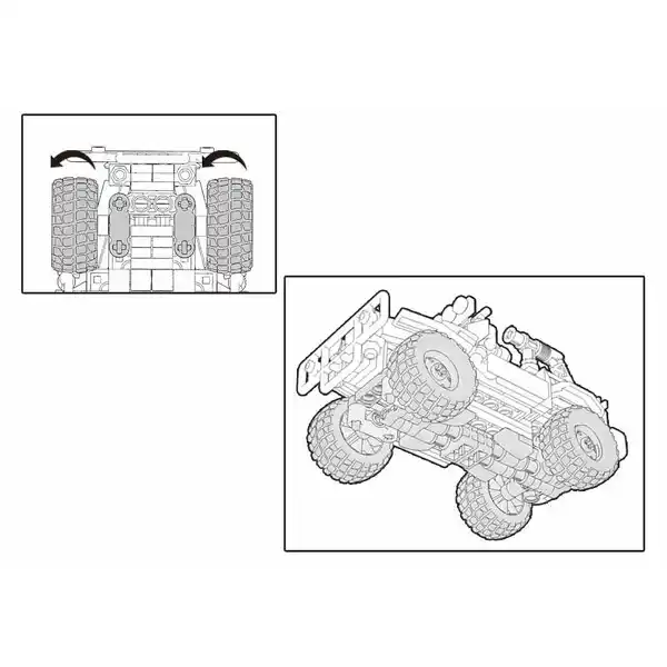 Конструктор “Внедорожник F350”, 363 элем.