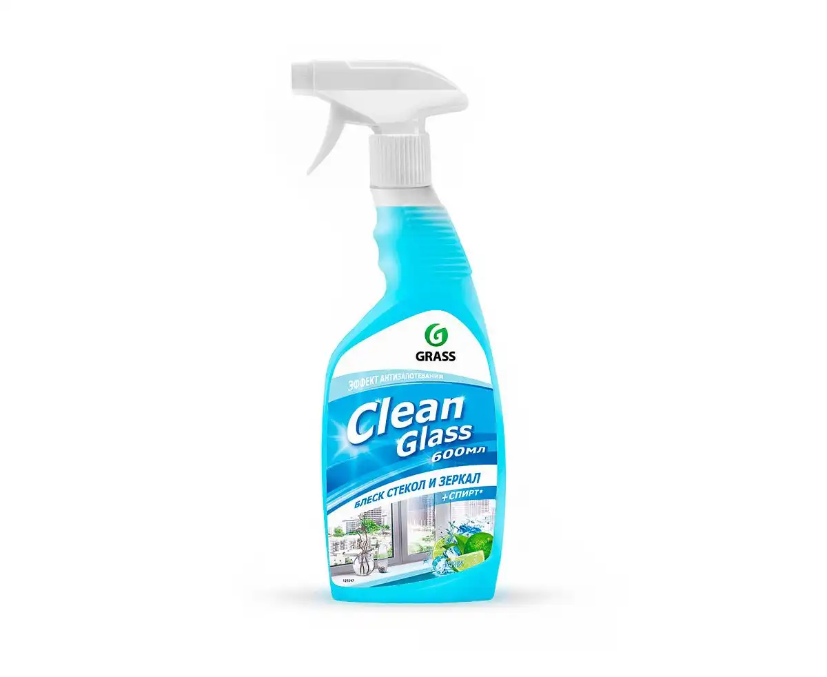 GRASS Очиститель стекол и зеркал "Clean glass" 600 мл бытовой