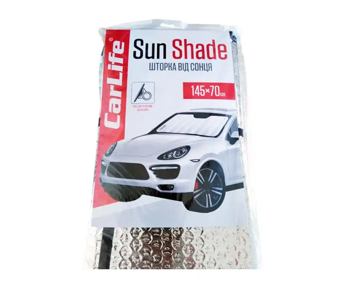 Шторка отражающая большая 145x70cm CarLife