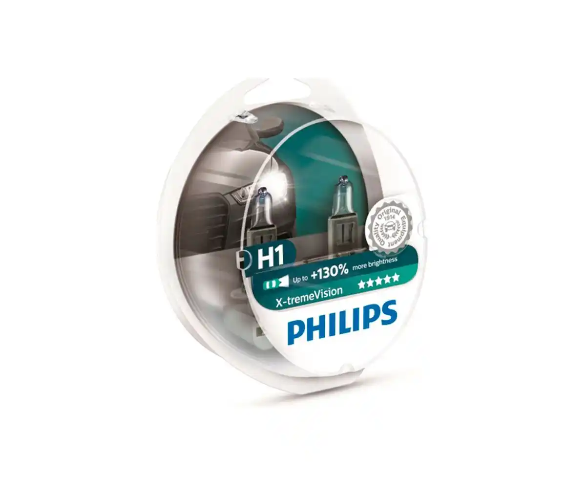 Philips X-treme Vision H1 12V 55W+ %130 (SET) 12258XV+S2