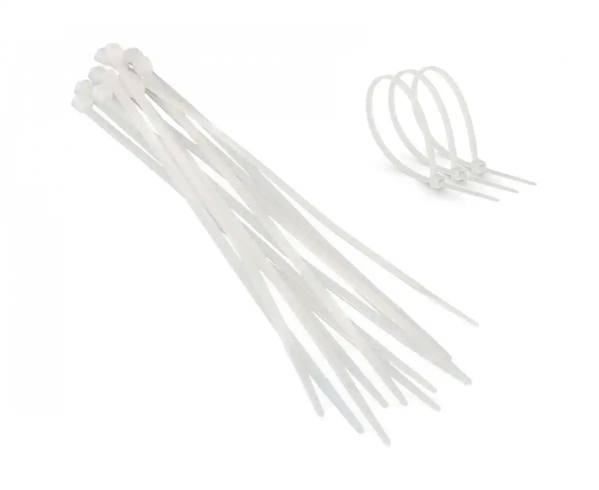 Colier plastic 300*3mm 100 buc. alb