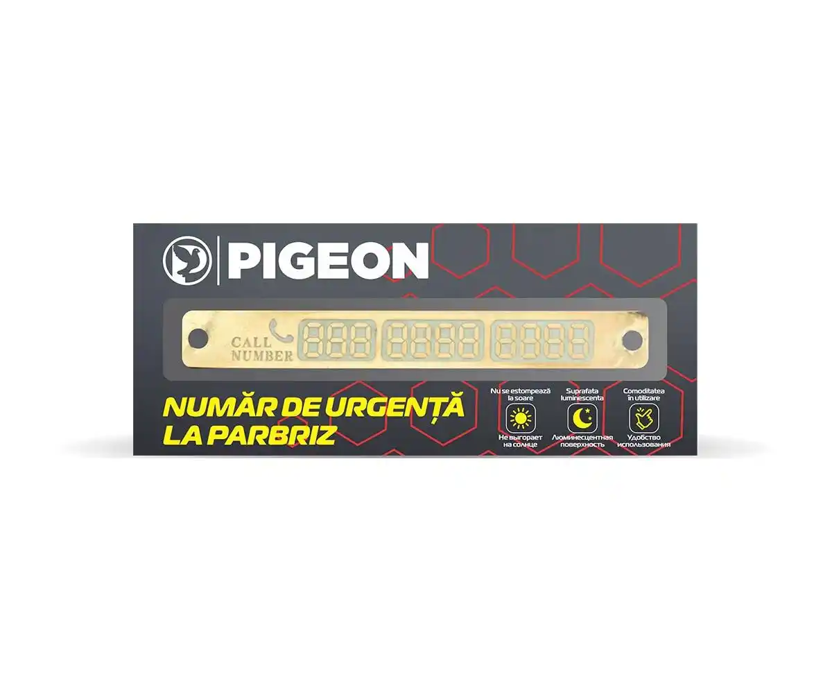 Numar de urgenta la parbriz