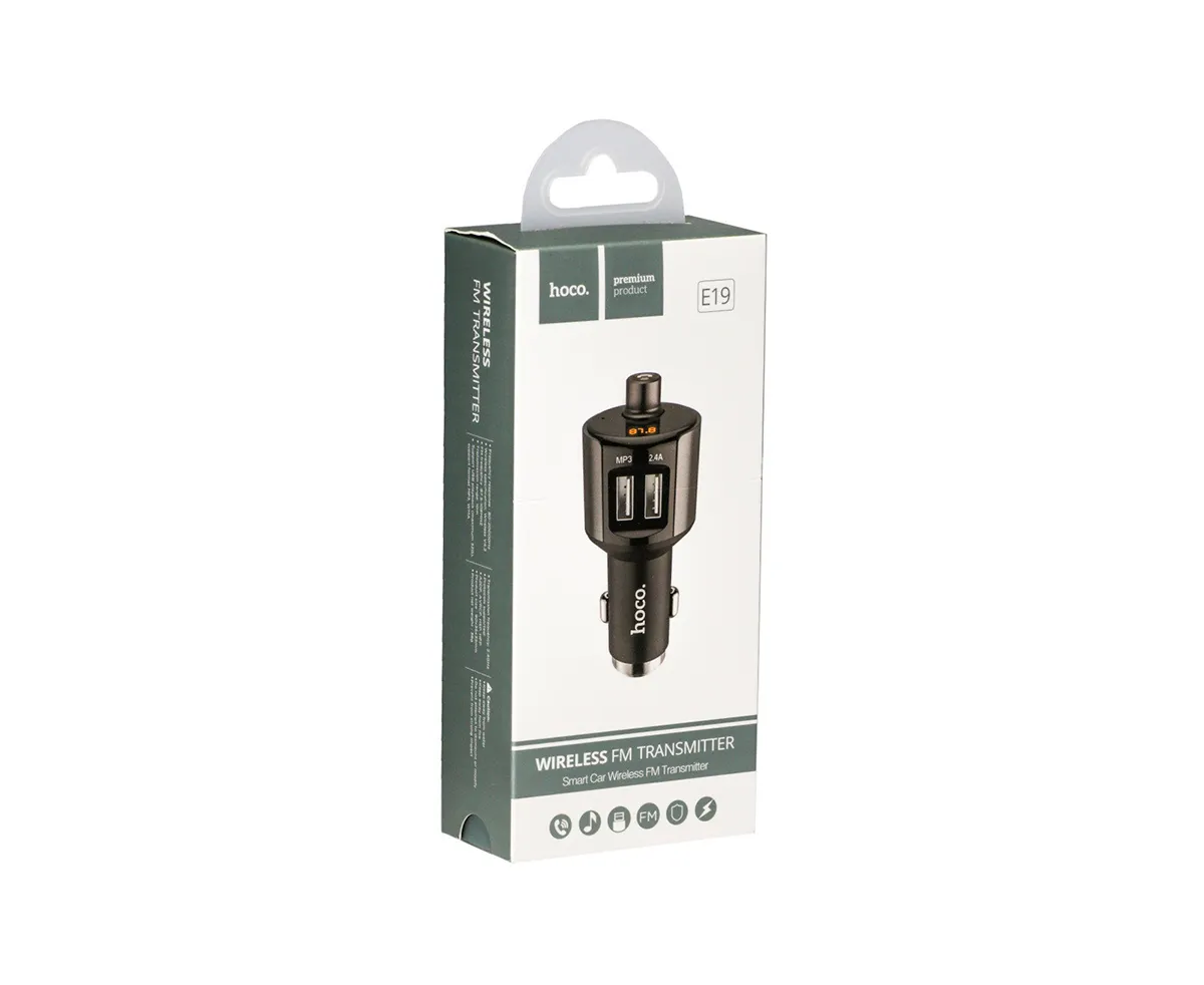 Cumpara  Audio pentru auto - Hoco MP3-FM modulator BLUETOOTH E19..