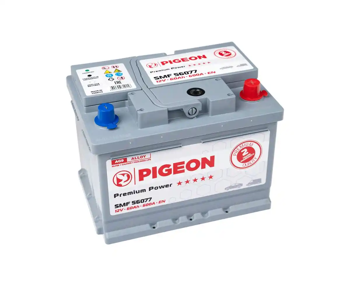 PIGEON  SMF 56077 12V 60Ah 600A