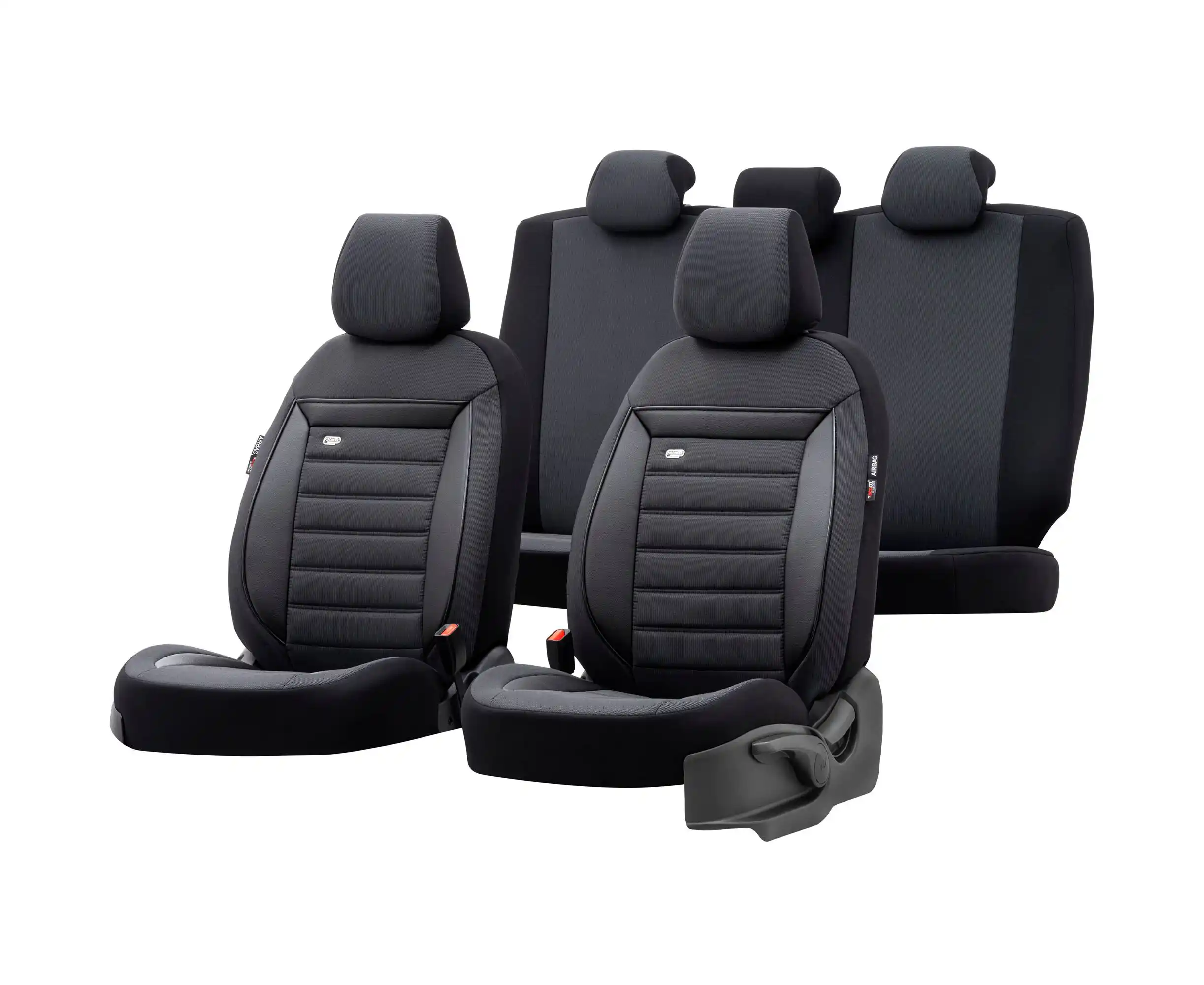 Set huse scaune auto OTOM Prestige 2+1 negru PRS-739