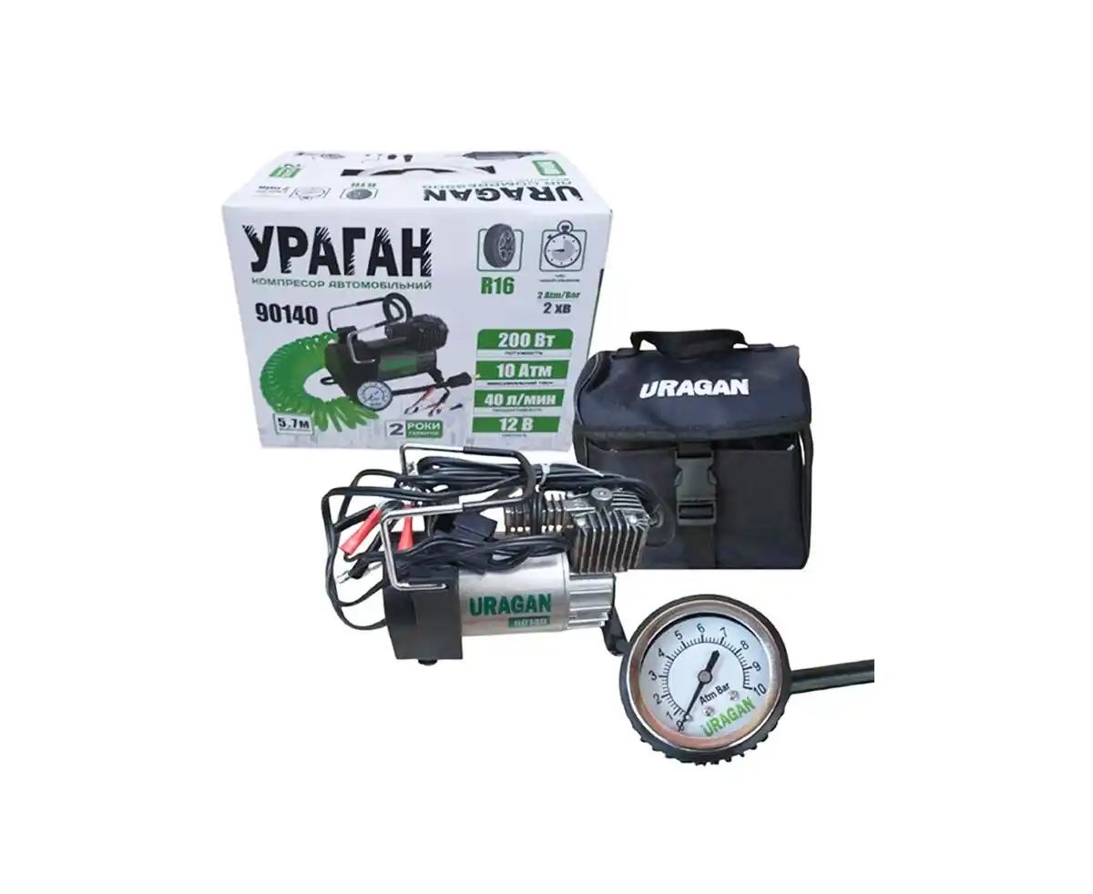 Компрессор металл URAGAN 90140