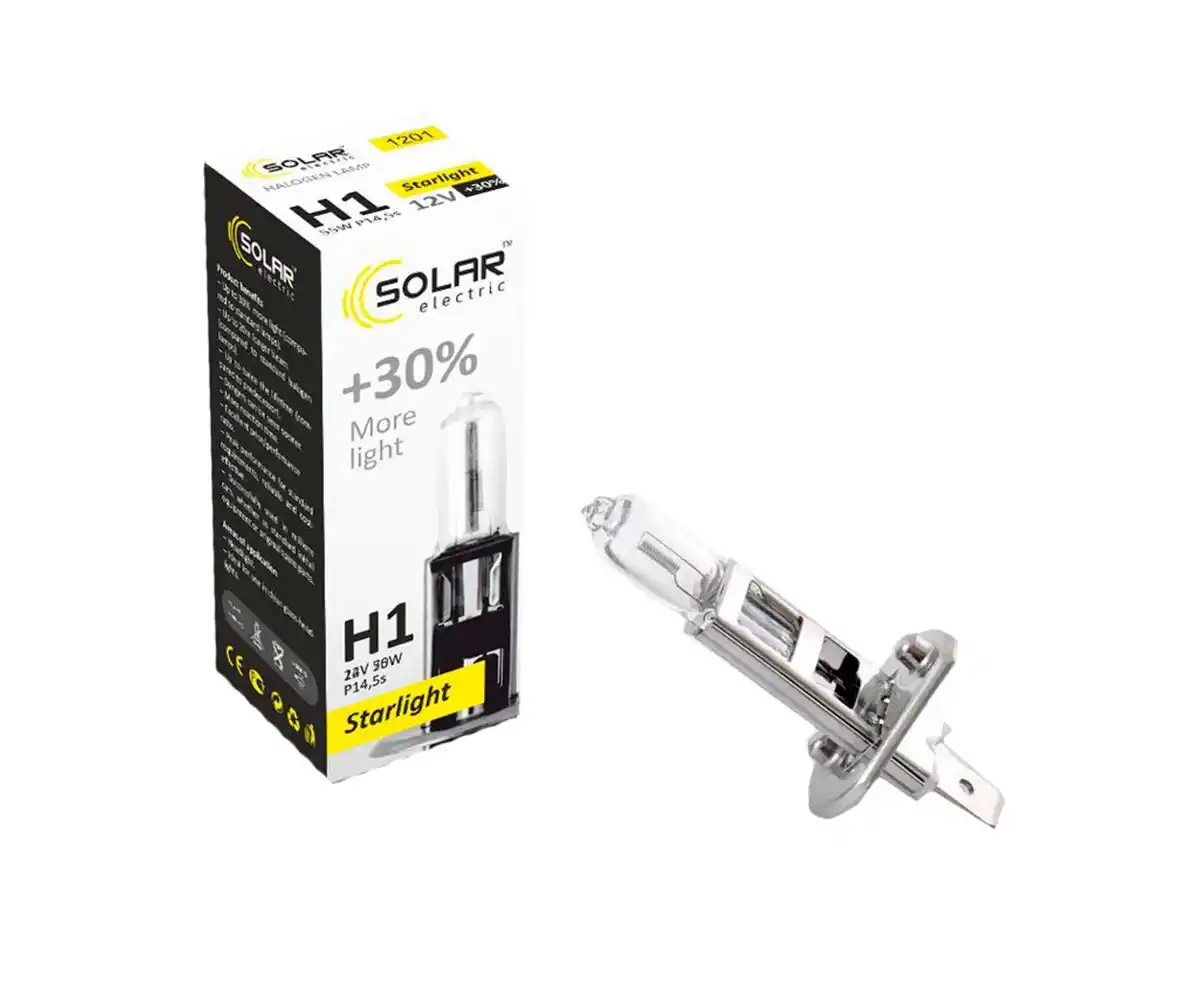 Solar H1 12V 55W P14.5s Starlight+30% box