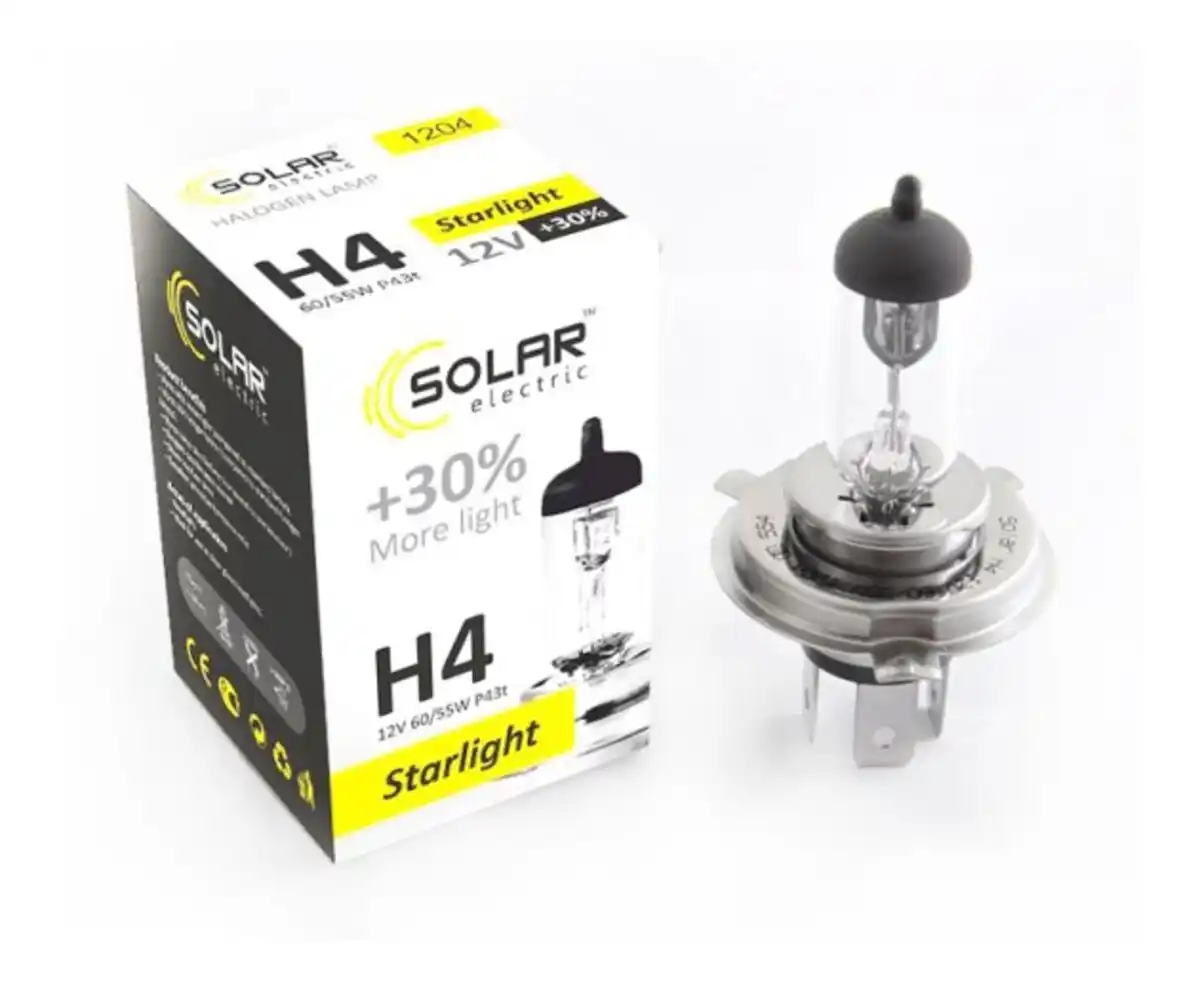 Solar H4 12V 60/55W P43t-38 Starlight +30% box