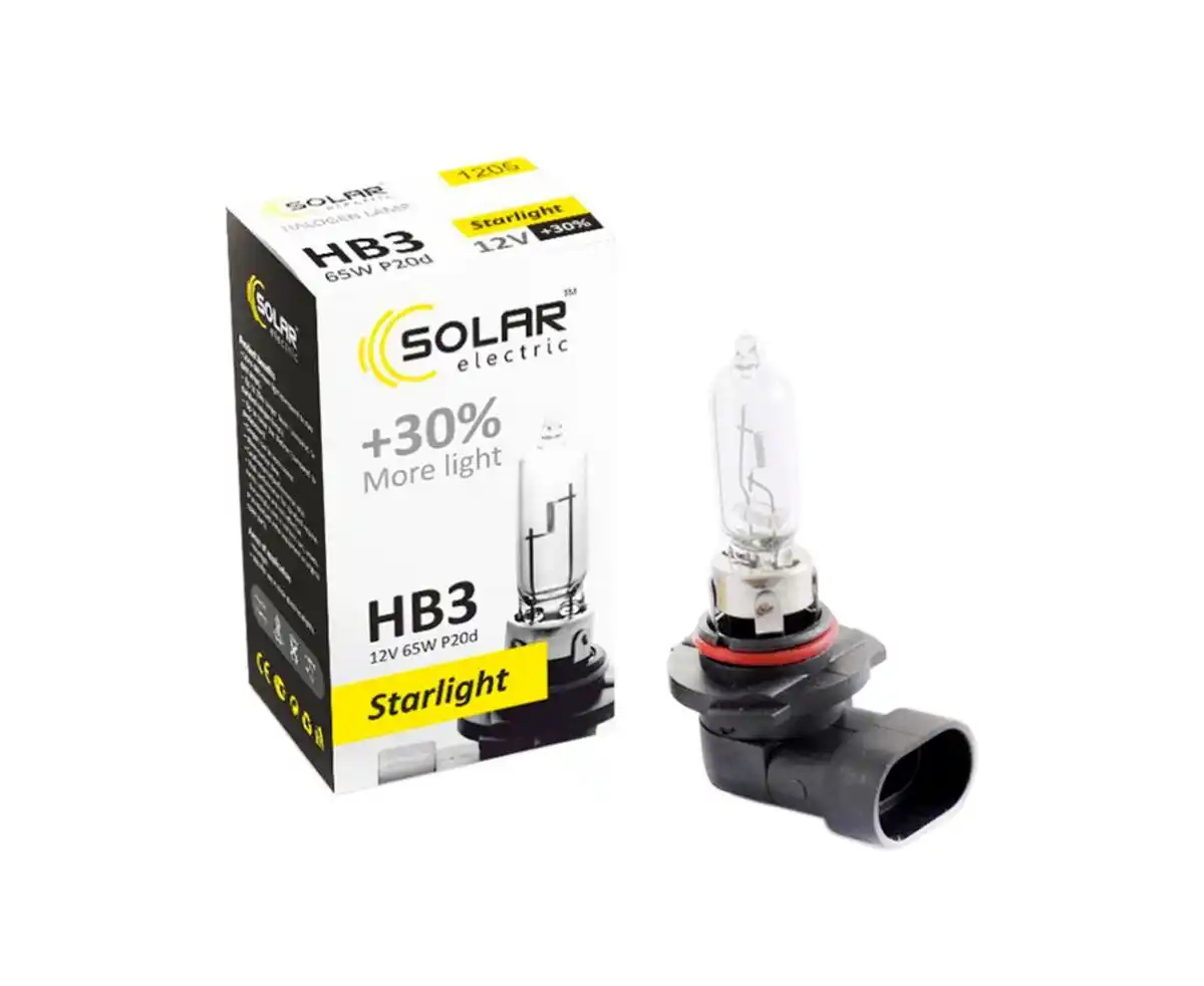Solar HB3 12V 65W P20d Starlight+30% box