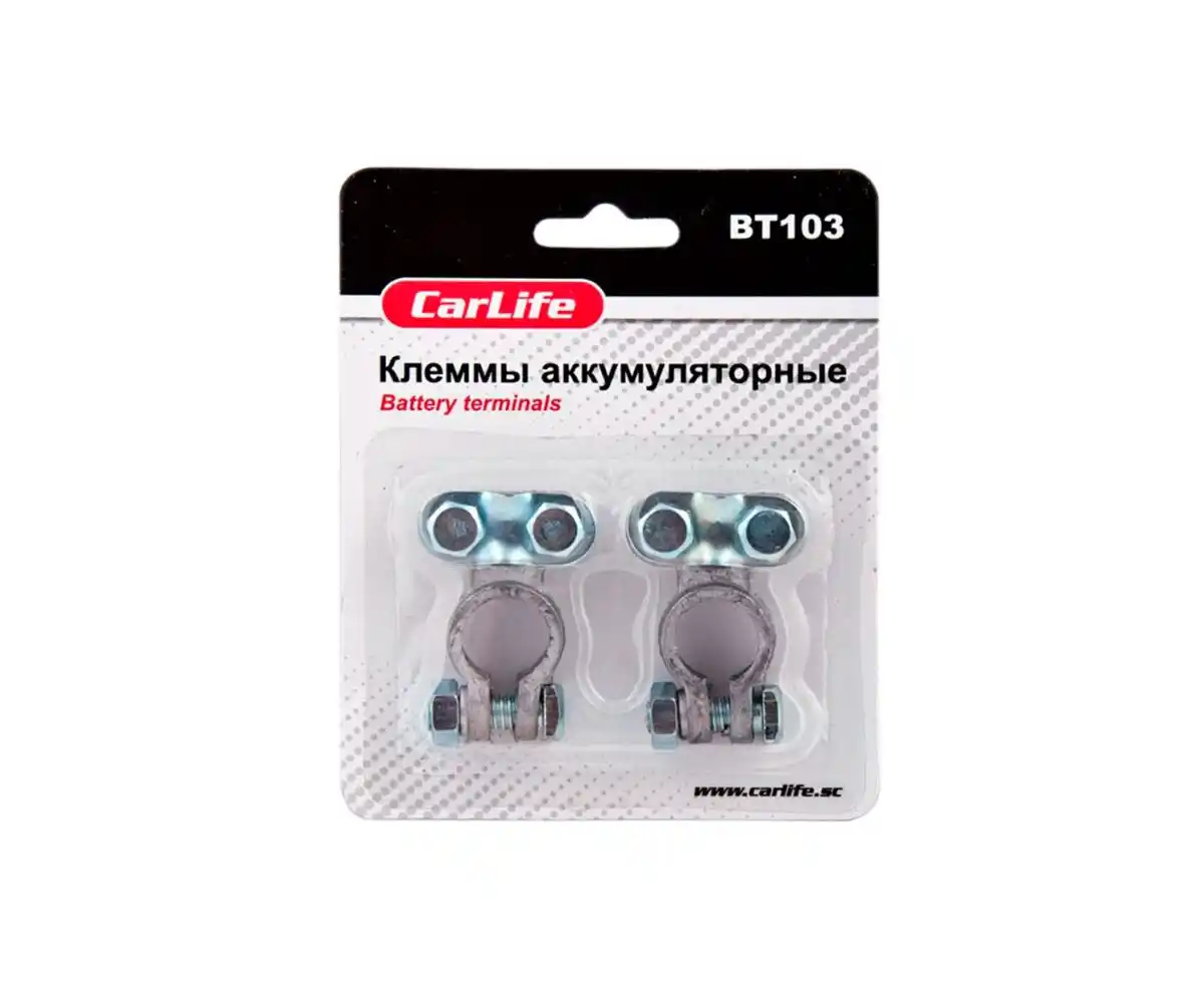 Клема для аккумулятора свинец 2 шт CARLIFE
