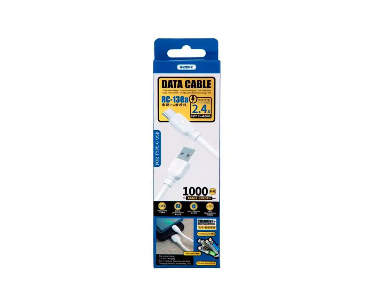 Remax DATA CABLE Type-C RC-138a