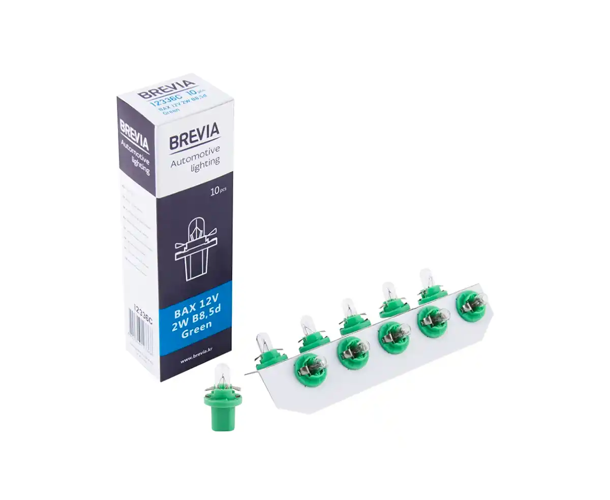 Brevia лампа в прибор. BAX B8.5d 12V 2W 12336C