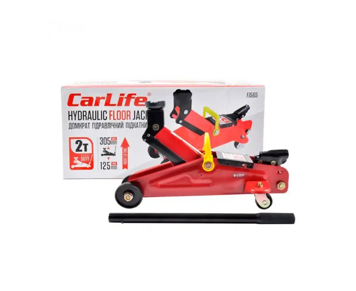 Домкрат 2 т подкатной CarLife FJ565