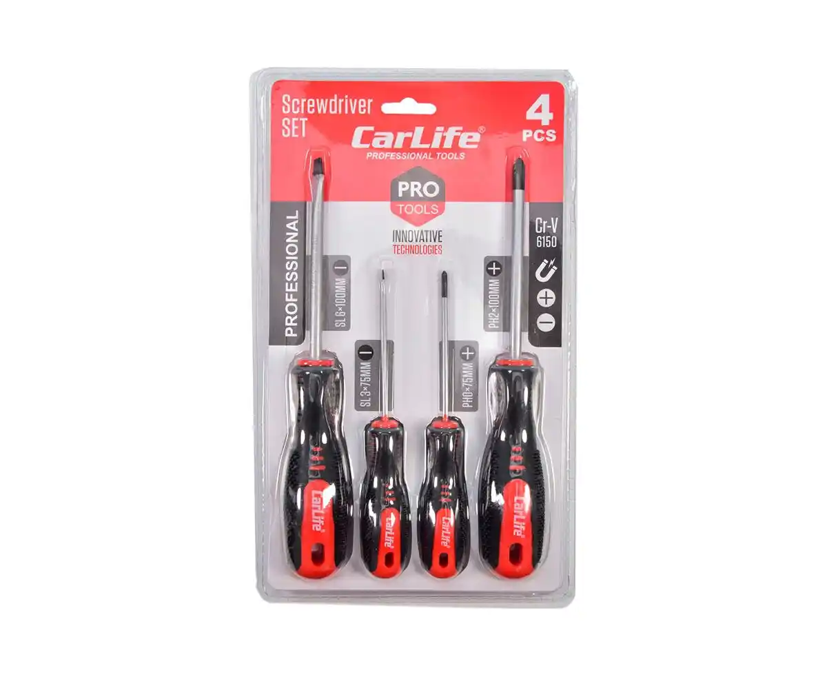 Set de șurubelnițe 4buc CarLife WR6904
