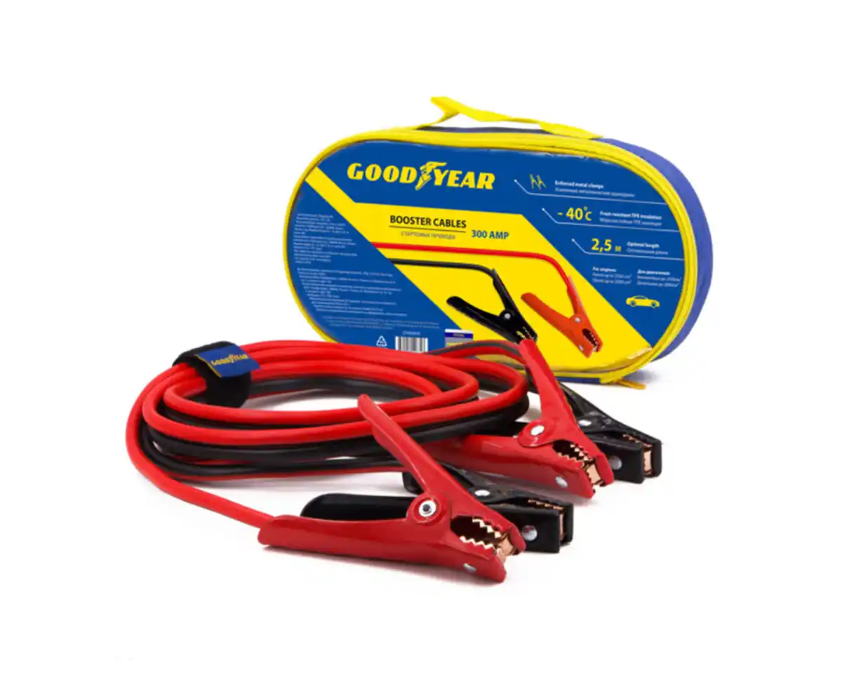 Cabluri pornire auto 300A, 2,5м Goodyear
