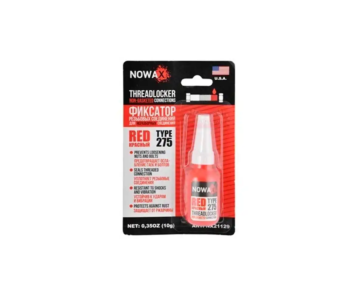 Герметик резьбовых соединений NOWAX 10гр (красный) NX21129