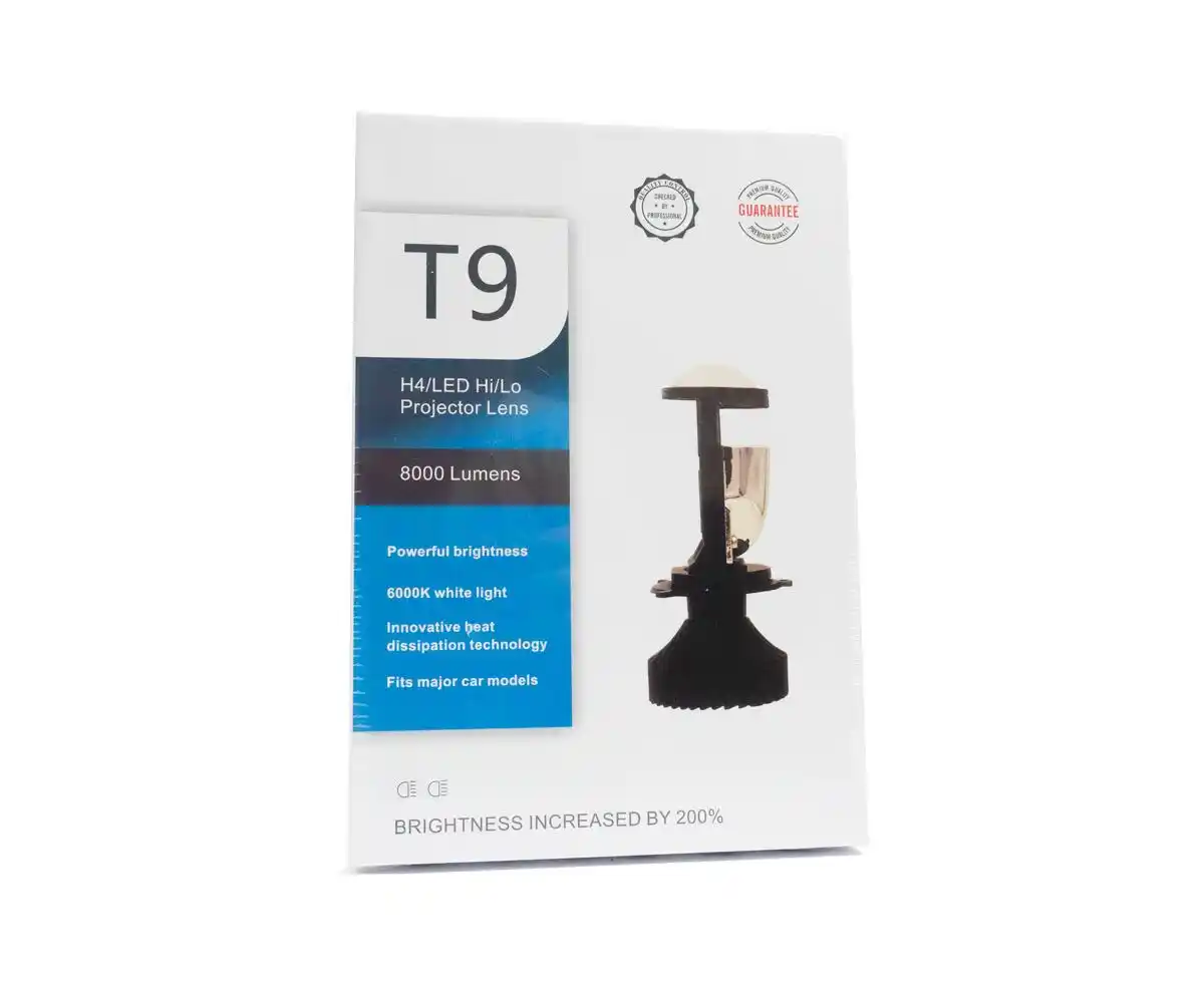 H4 LED 30W с линзой