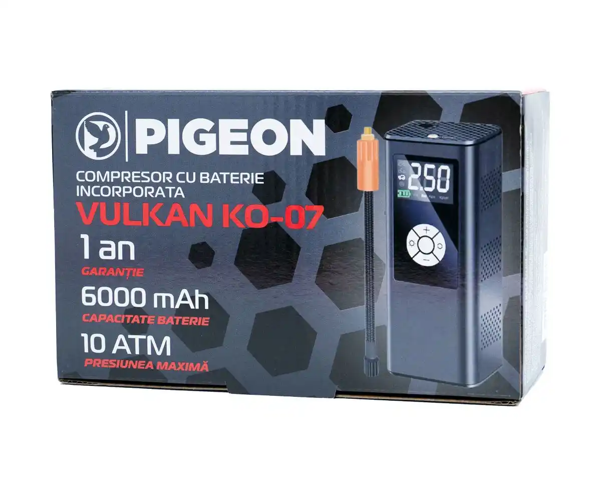 Compresor auto cu acumulator Pigeon KO-07