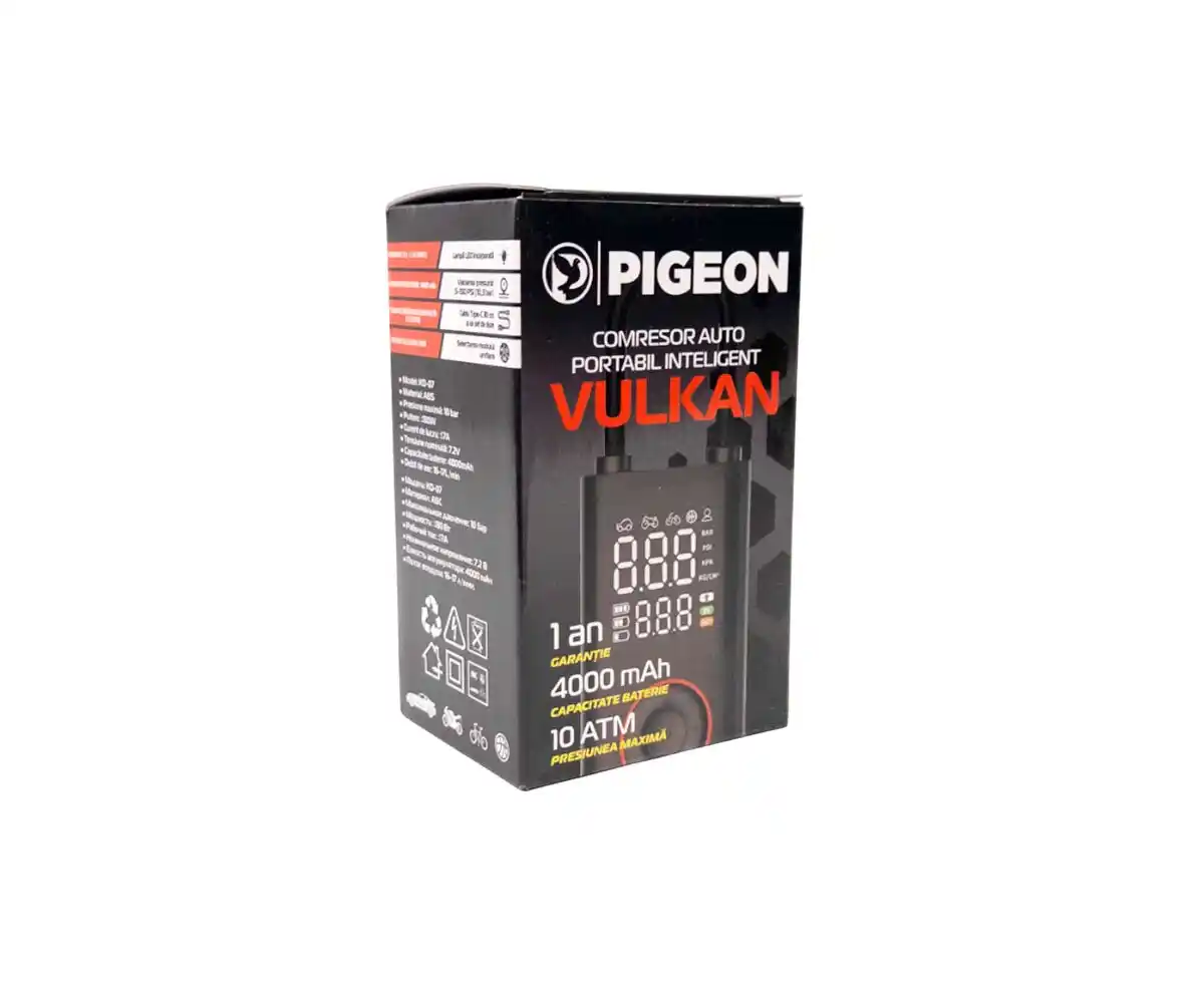 Compresor auto cu acumulator Pigeon KO-07