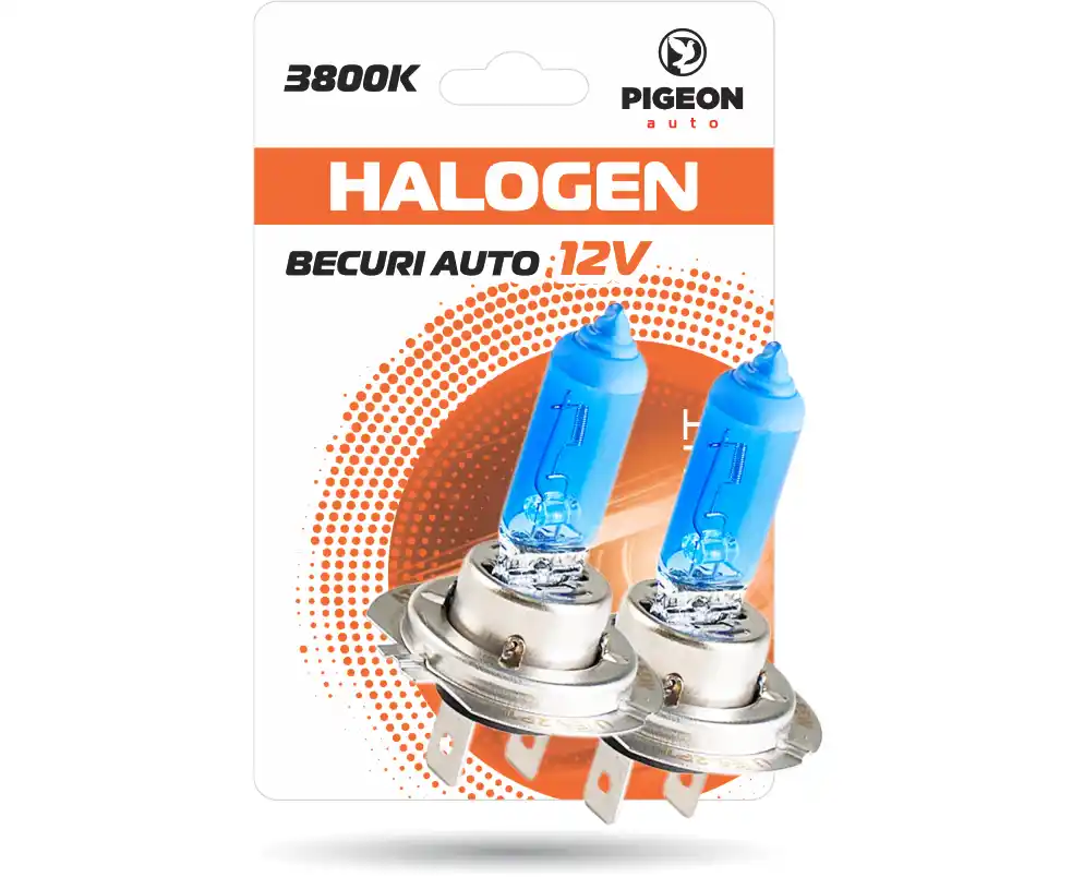 Lampa auto H7 2 buc. albastru