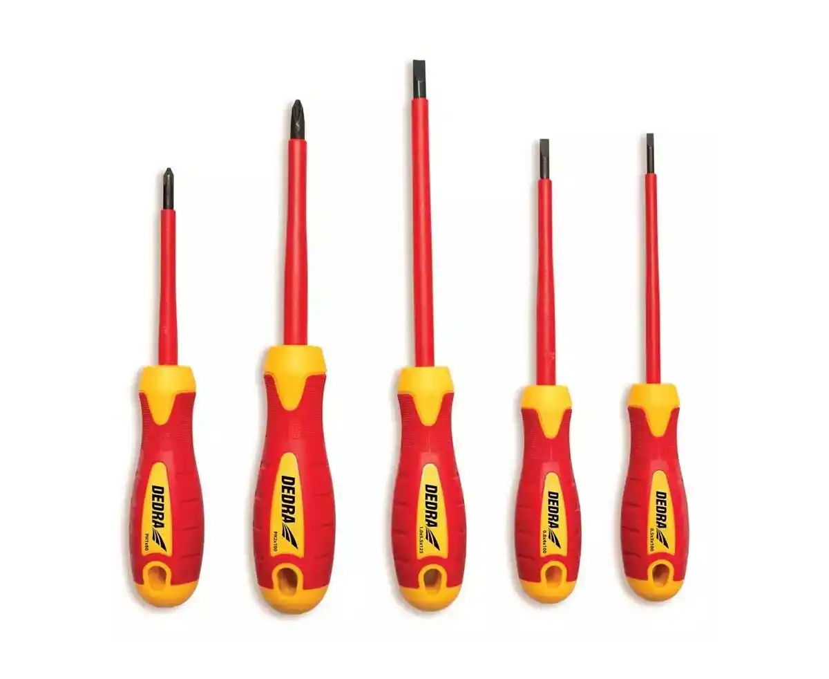 DEDRA Набор изолированных отверток 5шт