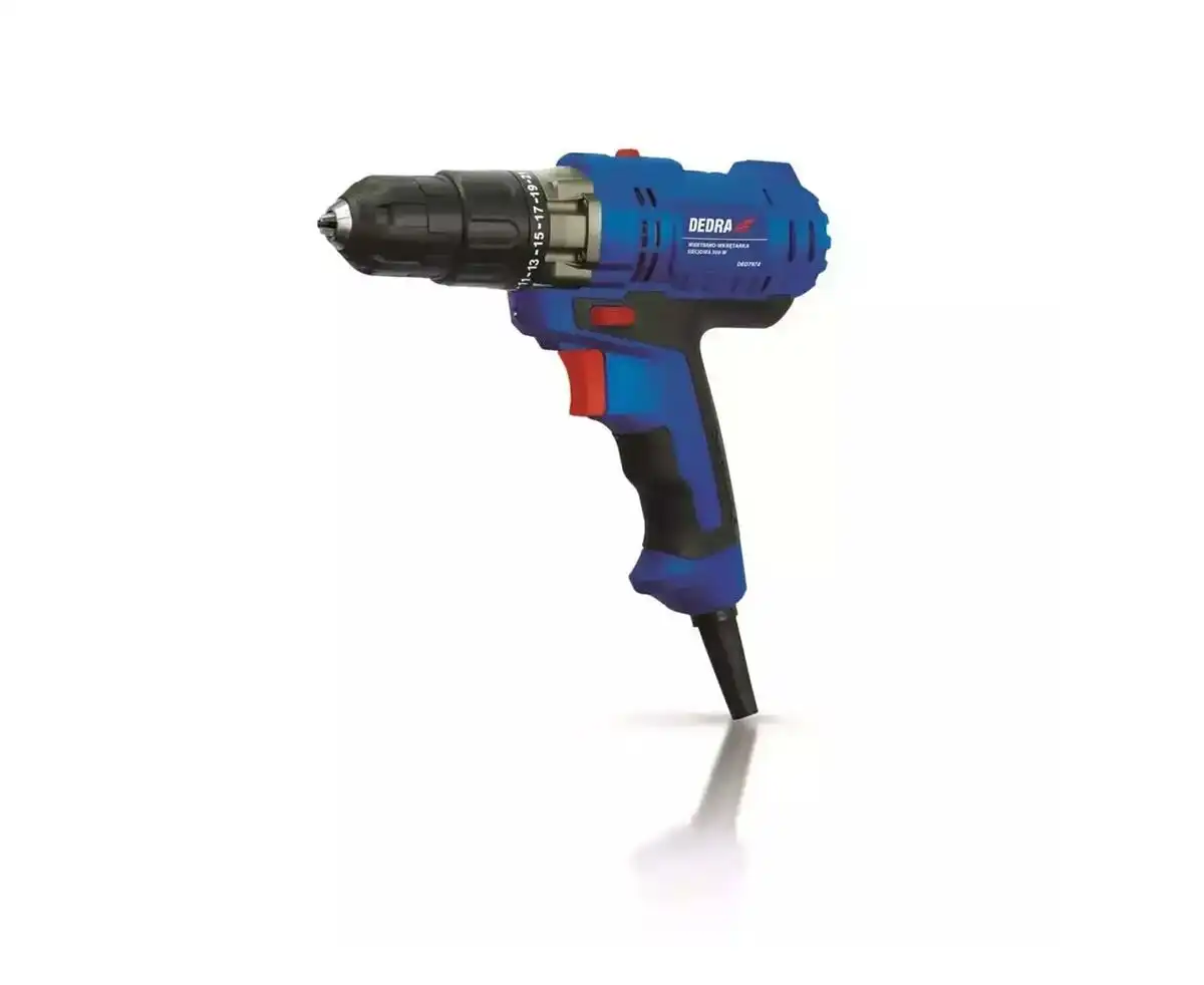 DEDRA Maşină de găurit-înşurubat cu alimentare la retea 300W