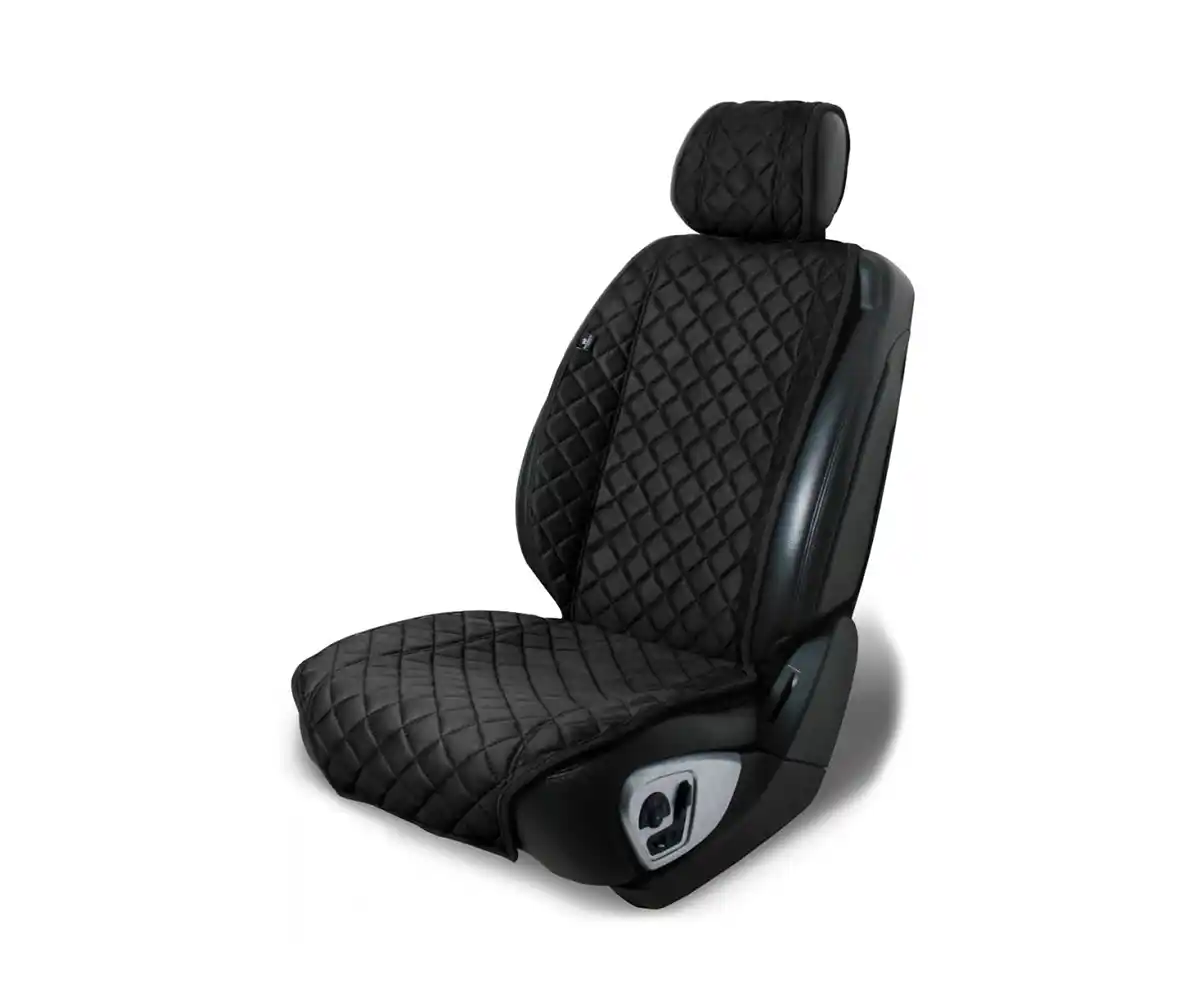 Husa scaun alcantara neagra