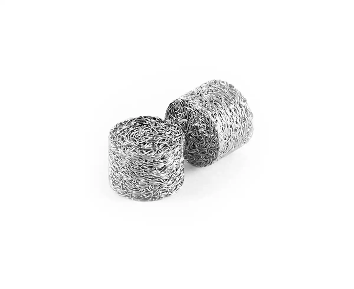 Прессованная фильтр-таблетка из нержавейки для пенопистолета 10x14 мм 2 шт.