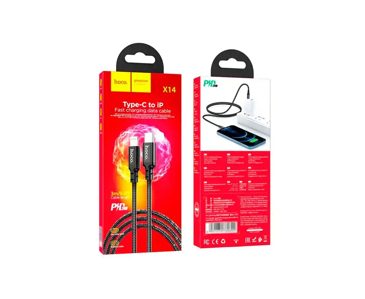 Hoco Double speed TypeC Iphone 60W X14