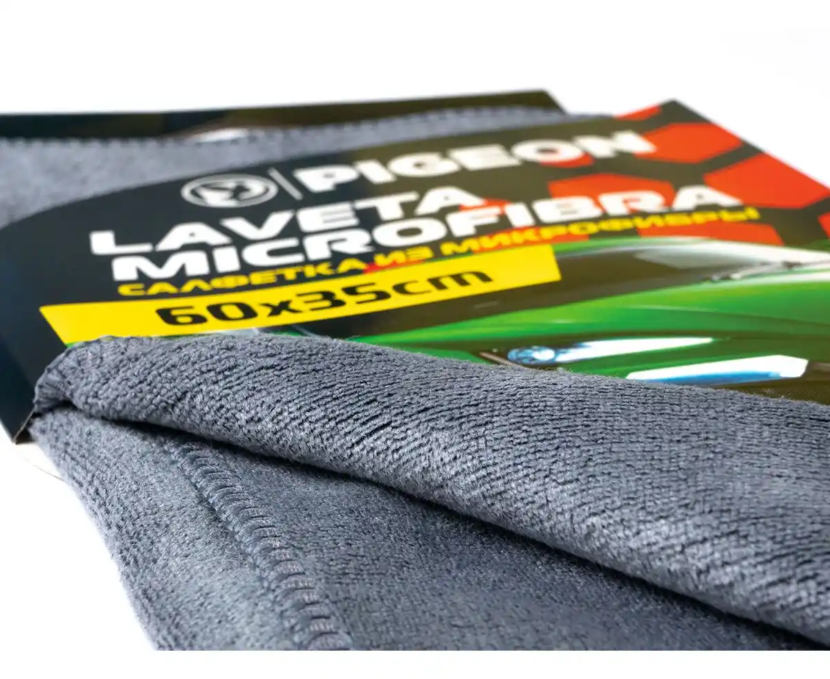 Салфетка из микрофибры 35x60 cm. Pigeon (зеленая/серая)