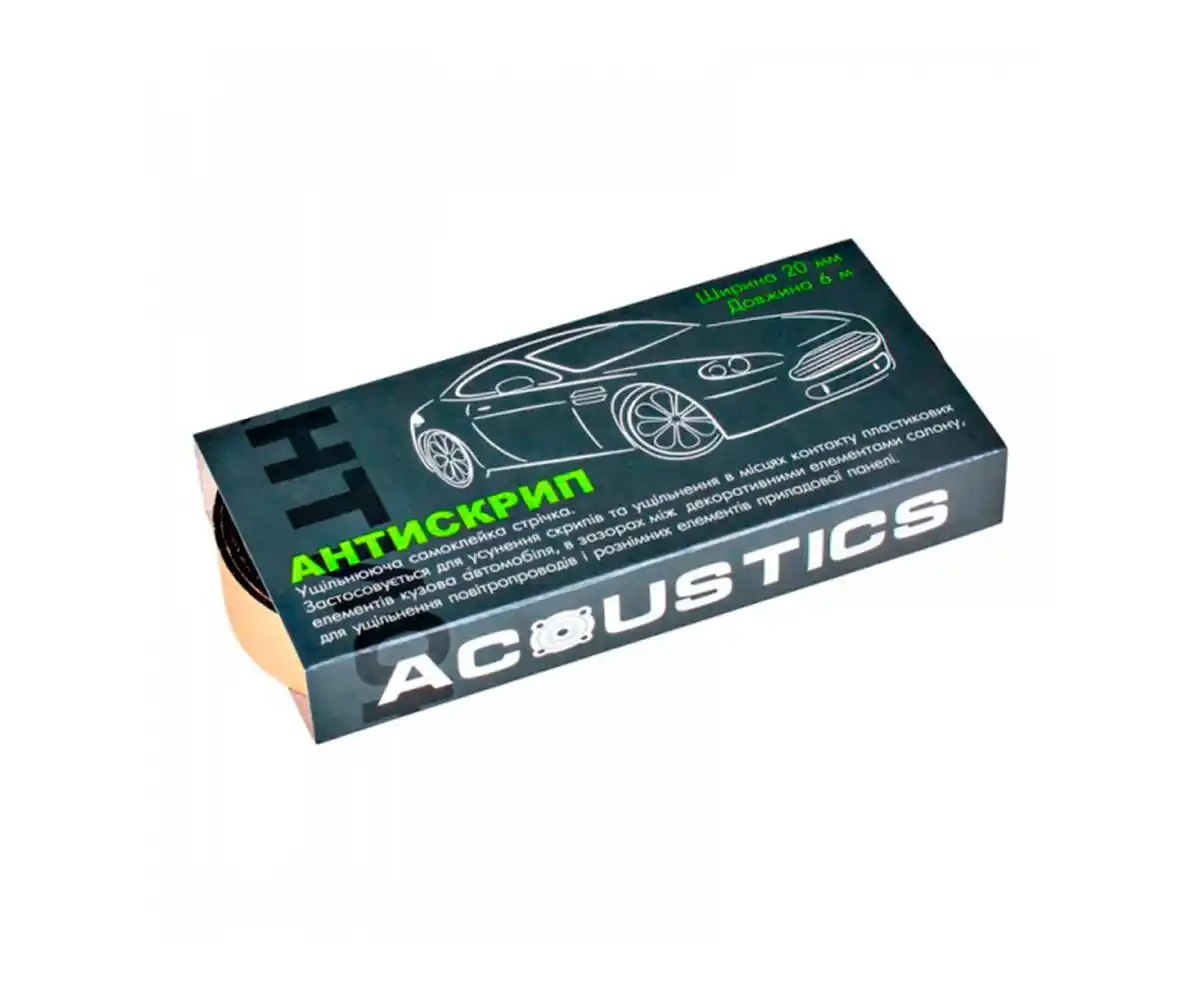 ACOUSTICS ANTISCRIP 6000×20x2
