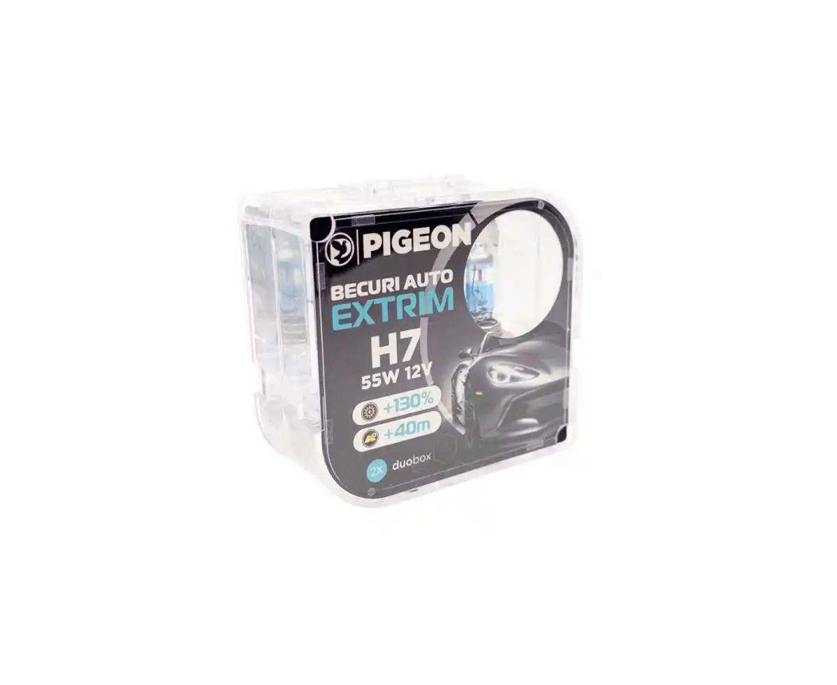 Lămpi Pigeon Extreme H7+130%, 2 bucăți