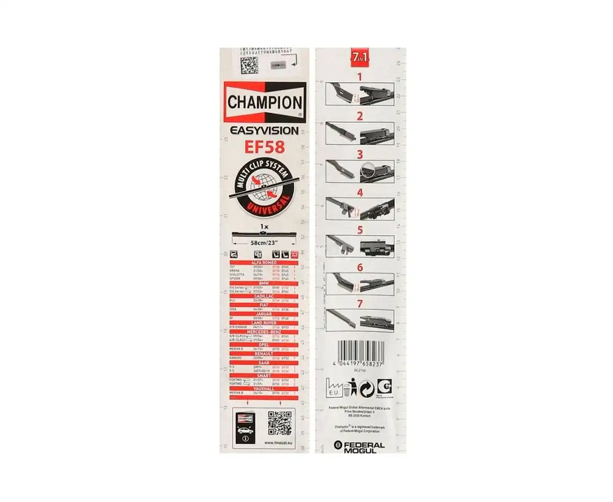 Дворники CHAMPION EF58/B01