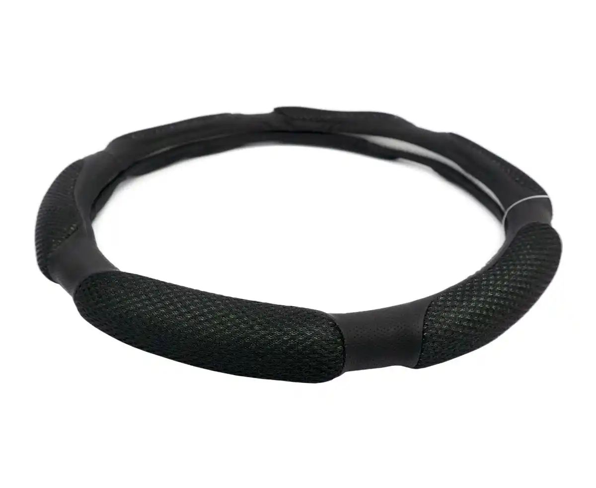 Чехол на руль кожа M вставки мягкие 755441