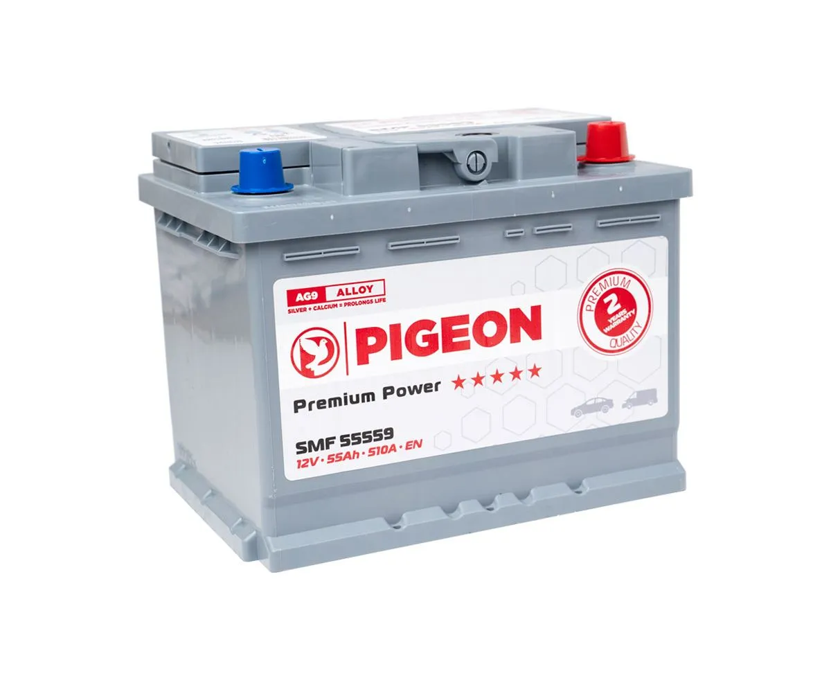 Аккумулятор PIGEON SMF 55559 12V 55Ah 510A
