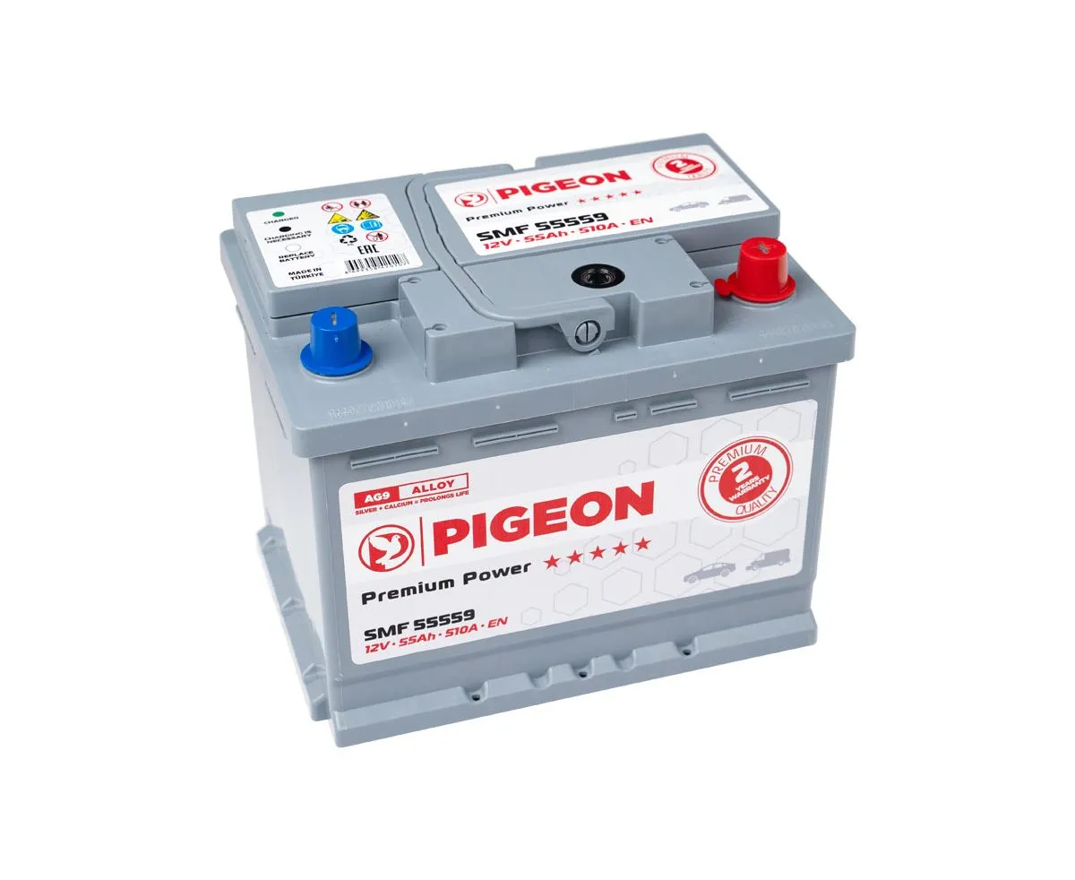 Аккумулятор PIGEON SMF 55559 12V 55Ah 510A