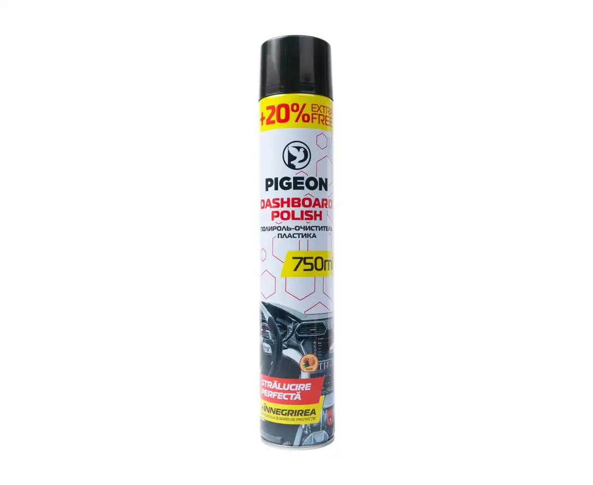 Полироль-очиститель пластика персик Pigeon PG-06 750 ml
