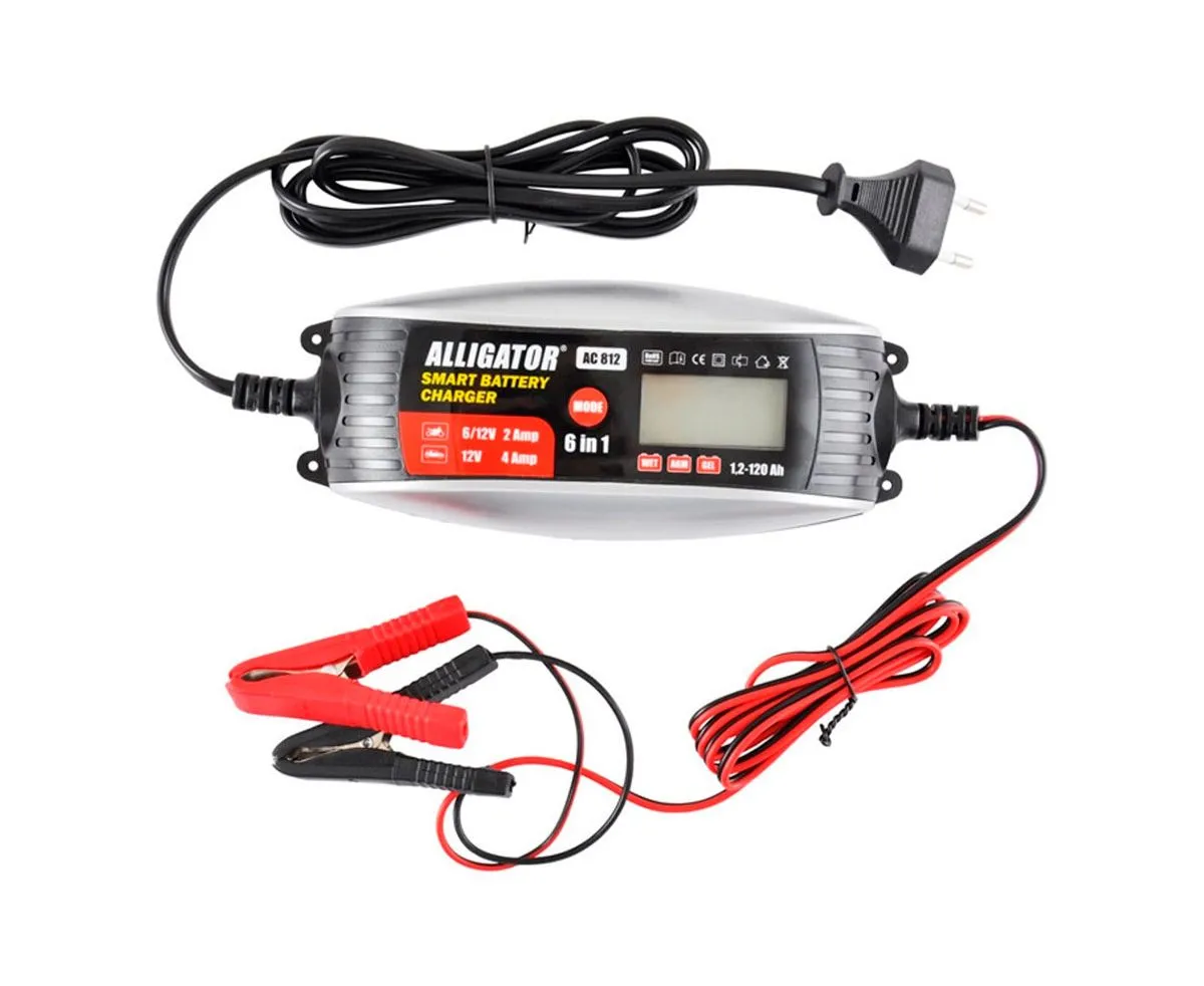 Зарядка для аккумулятора цифровая Alligator 6в1 AC-812