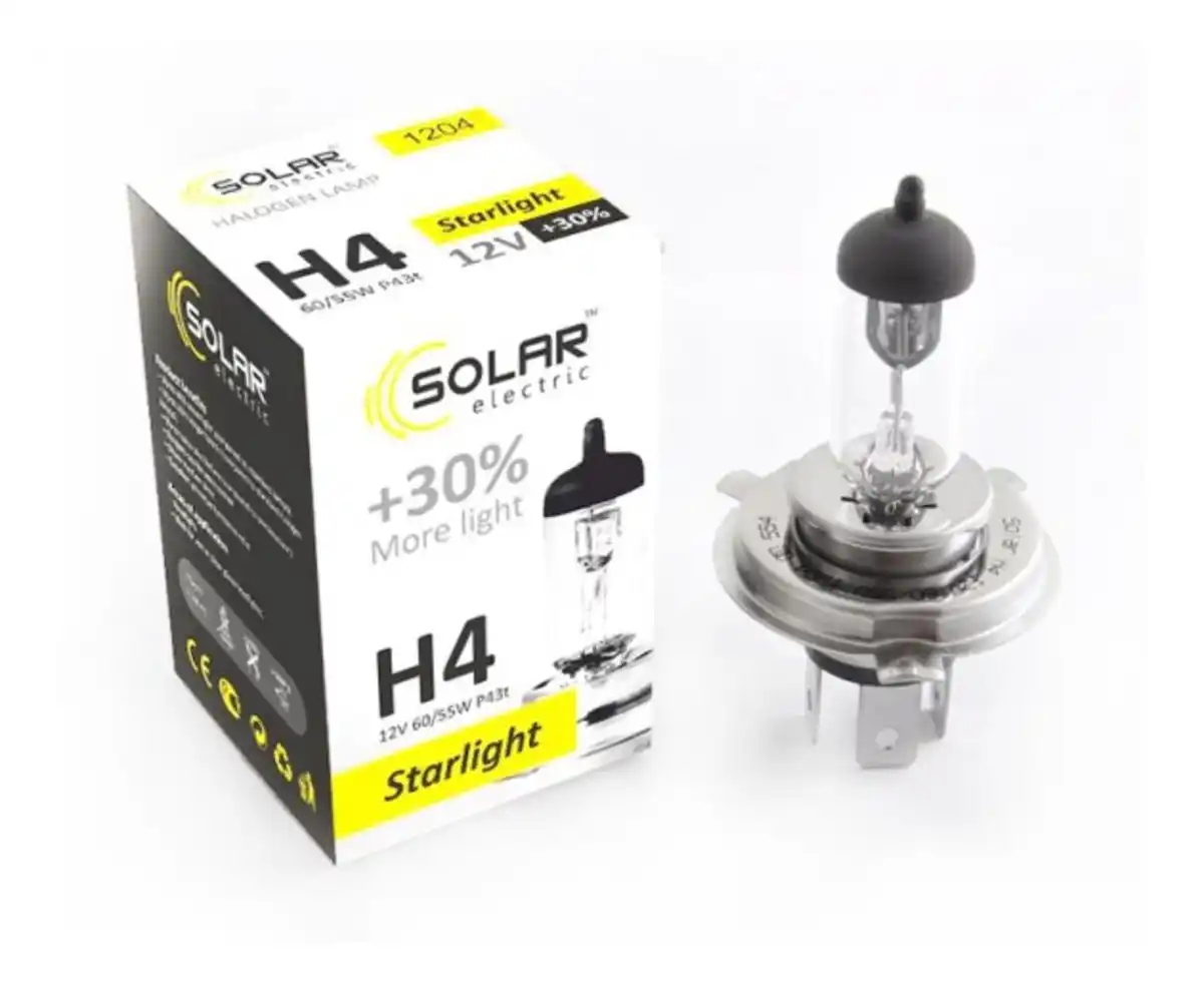 Solar H4 12V 60/55W P43t-38 Starlight +30% box