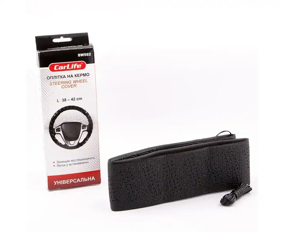 Чехол на руль оплетка L CarLife SW582