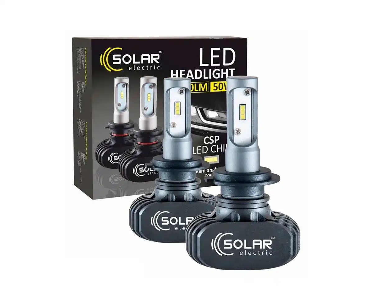 LED SOLAR H11 12/24V 40W 5000Lm 6000K, CSP1860 2шт