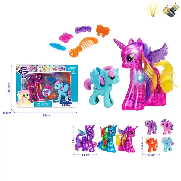 Набор пони с огнями