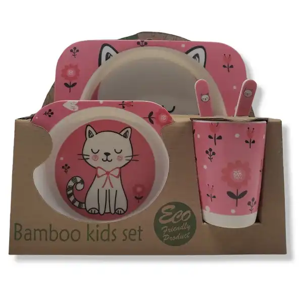 Набор посуды из бамбука