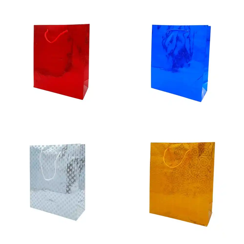 Подарочный пакет Лазер (многоцветная) (12шт)